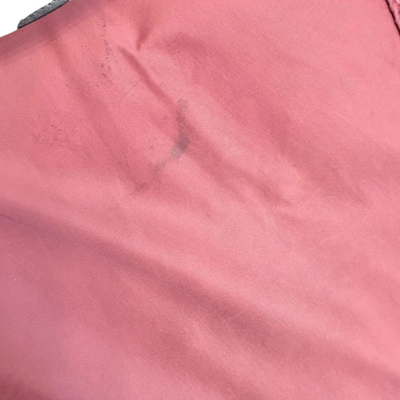 Burberry burgandy nylon and black leather shoulder bag - Picture 14 of 16